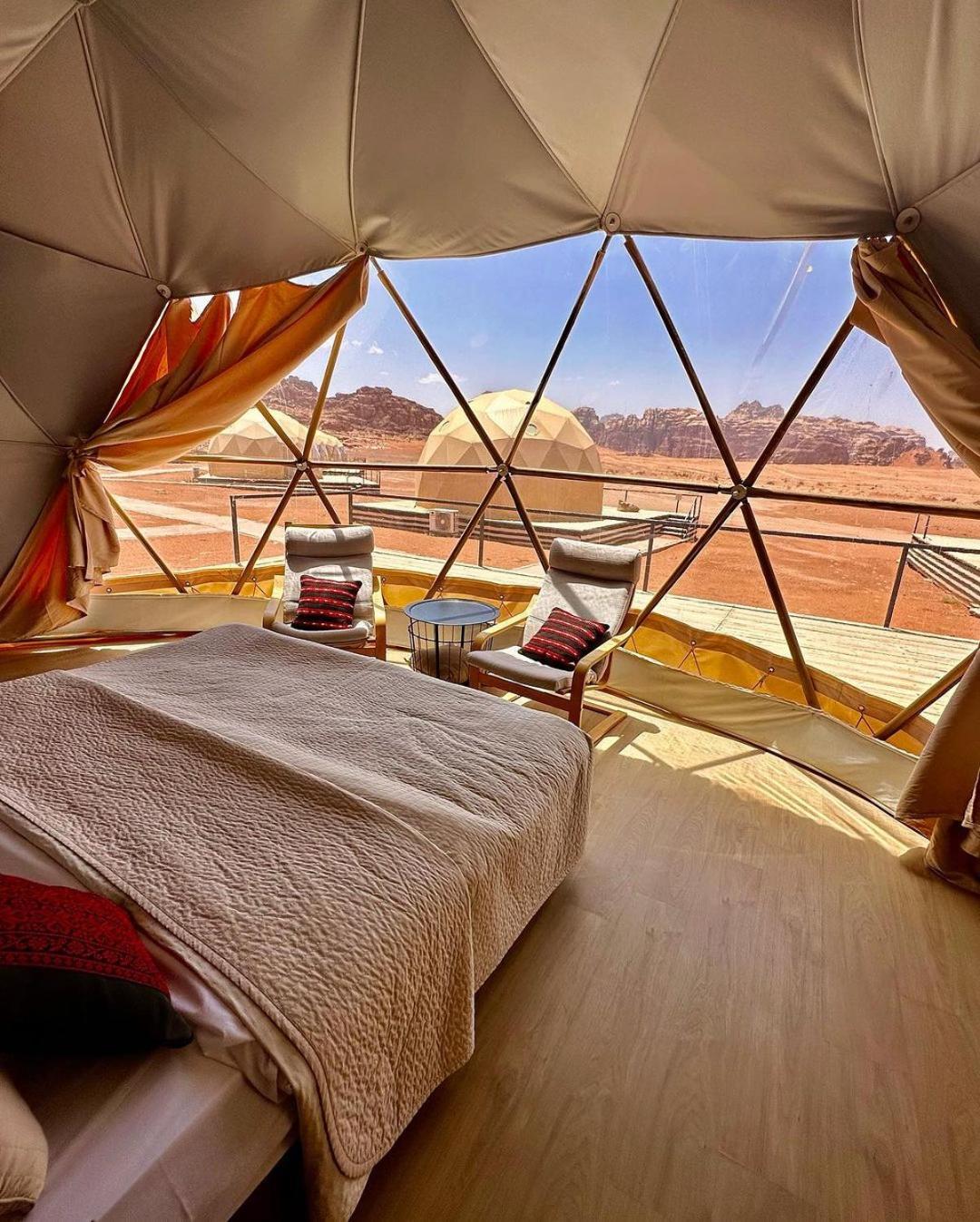 Wadi Rum Sunset Camp Eksteriør bilde