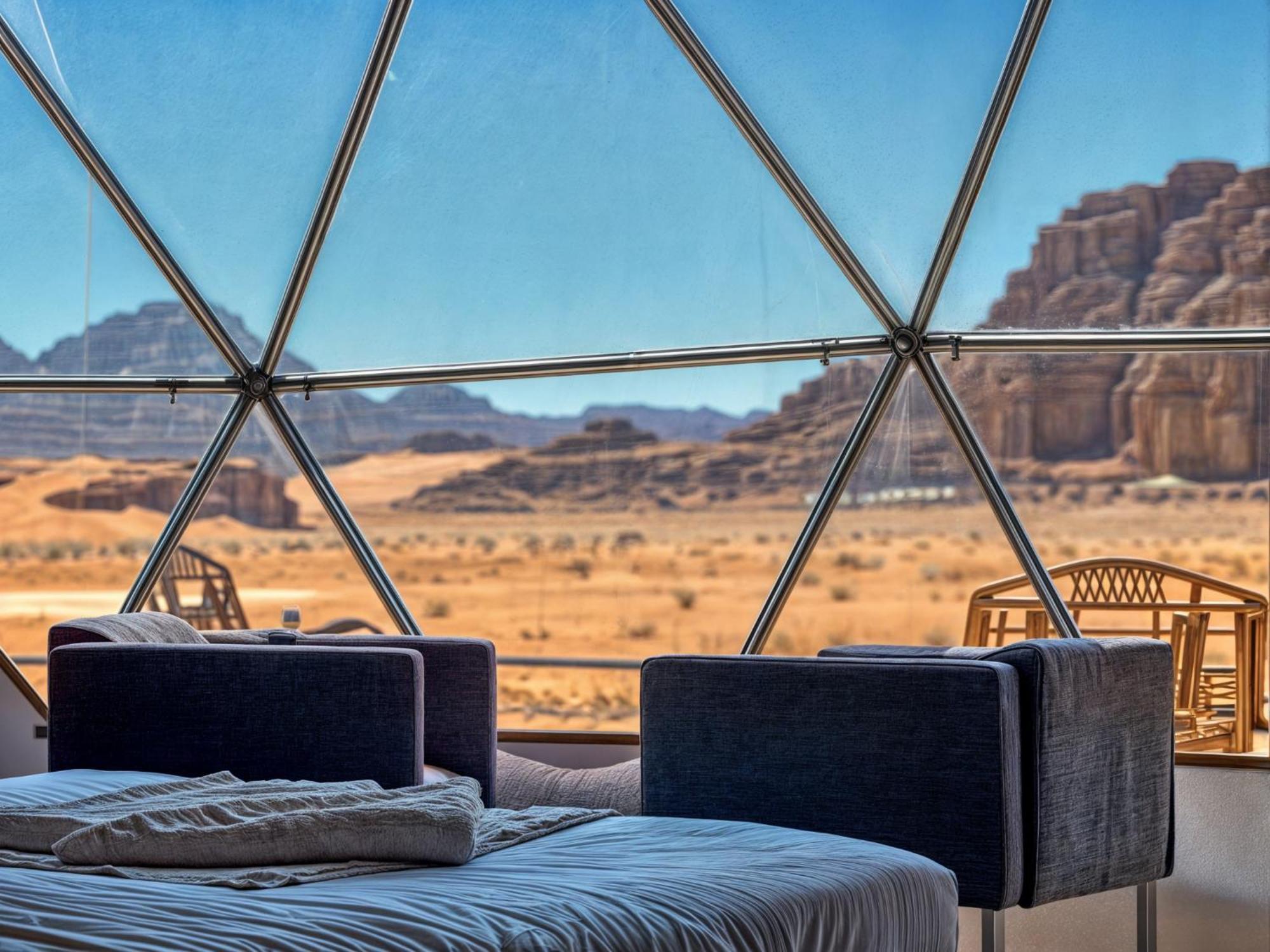 Wadi Rum Sunset Camp Eksteriør bilde
