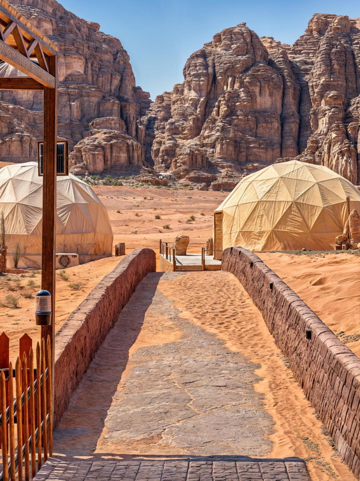 Wadi Rum Sunset Camp Eksteriør bilde